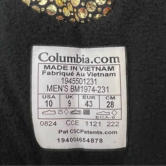 Columbia Bugaboot Celsius Plus Boot Men’s Size 10 Brown Black Waterproof EUC main image 8